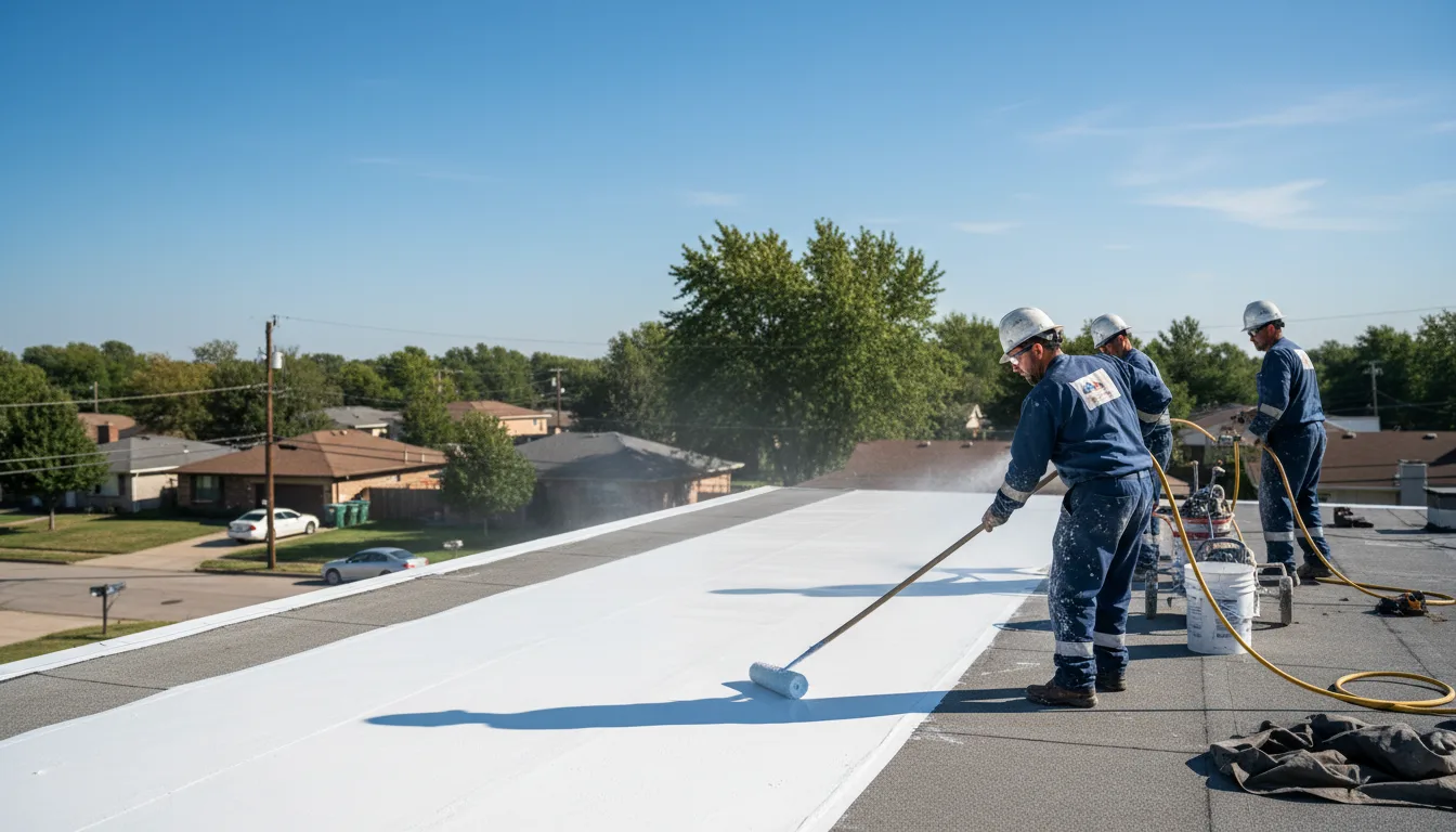 Commercial roof coating in Midway, KY near me
